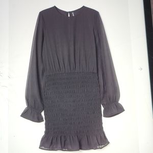 H&M SMOCK DETAIL DRESS